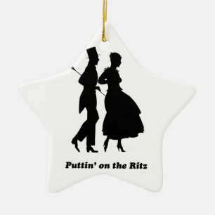 Puttin op de Ritz Keramisch Ornament