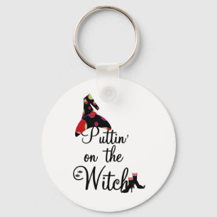 Puttin' op de Witch Tshirts en Gifts Sleutelhanger