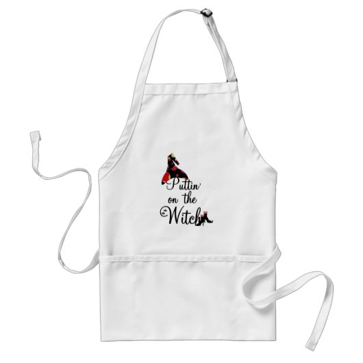 Puttin' op de Witch Tshirts en Gifts Standaard Schort (Voorkant)