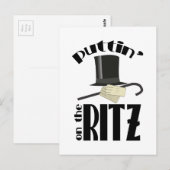 Puttin Ritz Briefkaart (Voorkant / Achterkant)