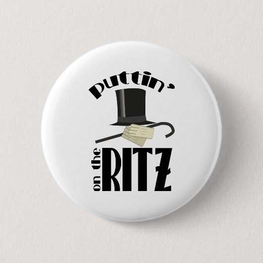 Puttin Ritz Ronde Button 5,7 Cm (Voorkant)