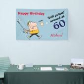 Puttin' Rond 60 Golf Birthday Party Spandoek (Beurs)