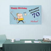 Puttin' rond 70 Golf Birthday Party Spandoek (Beurs)