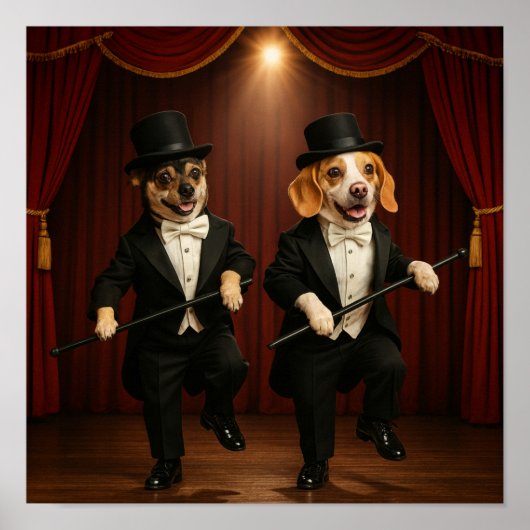 "Putting On The Ritz" Poster (Voorkant)