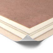 Putto en Angel Holding a Banderole Poster (Hoek)