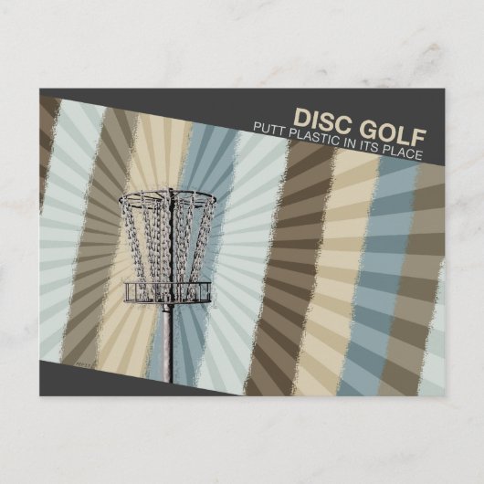 Puttplastic op zijn plaats briefkaart (Voorkant)