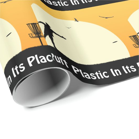 Puttplastic op zijn plaats cadeaupapier (Rol Hoek)