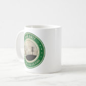 Puttplastic op zijn plaats koffiemok (Voorkant links)