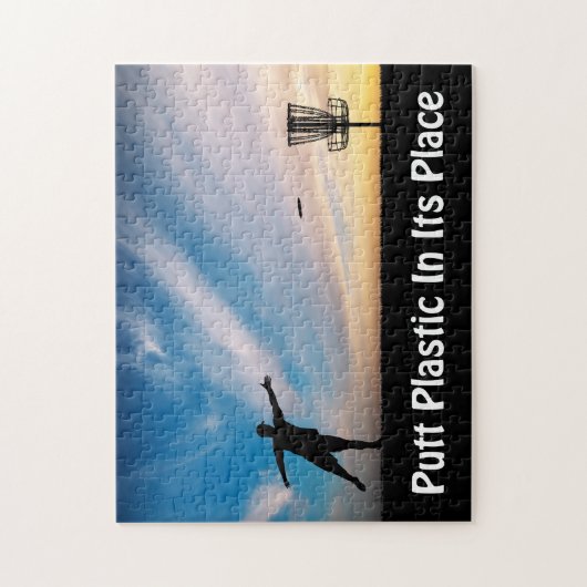 Puttplastic op zijn plaats legpuzzel (Verticaal)