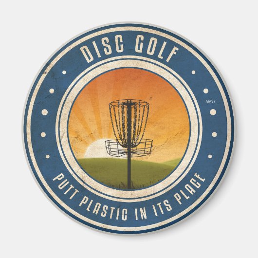 Puttplastic op zijn plaats magneet (Voorkant)