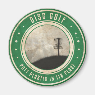 Puttplastic op zijn plaats magneet