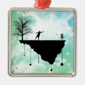 Puttplastic op zijn plaats metalen ornament (Voorkant)