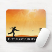 Puttplastic op zijn plaats muismat (Met muis)
