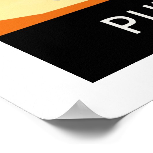 Puttplastic op zijn plaats poster (Hoek)