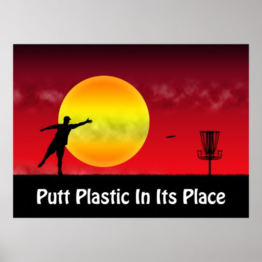 Puttplastic op zijn plaats poster (Voorkant)