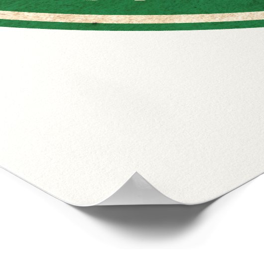 Puttplastic op zijn plaats poster (Hoek)