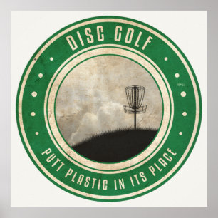 Puttplastic op zijn plaats poster