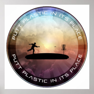 Puttplastic op zijn plaats poster