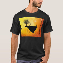 Puttplastic op zijn plaats t-shirt