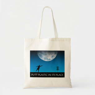 Puttplastic op zijn plaats tote bag