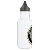 Puttplastic op zijn plaats waterfles  (Links)