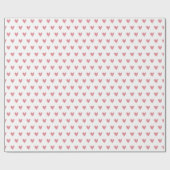 Puttrofielenroze kunstpatroon cadeaupapier (Vlak)