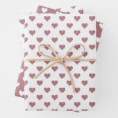 Puttrofielenroze kunstpatroon inpakpapier vel (In situ)