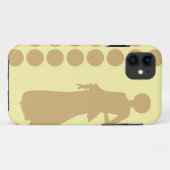 Putty Cream Neutrale Stippen Mode Case-Mate iPhone Case (Achterkant (horizontaal))