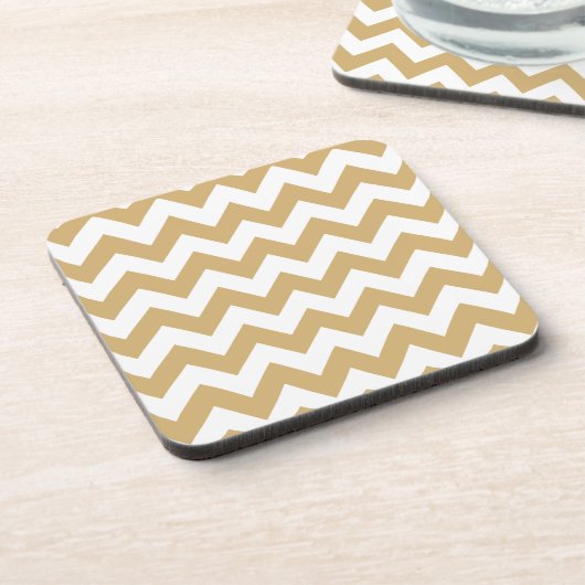 Putty Neutral Chevron Drankjes Onderzetter (Linkerzijde)