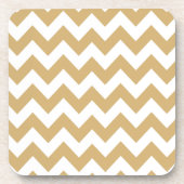 Putty Neutral Chevron Drankjes Onderzetter (Voorkant)
