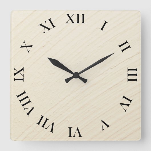 Putzhintergrund Vierkante Klok (Voorkant)