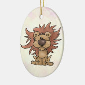 putziger Löwe Keramisch Ornament (Links)