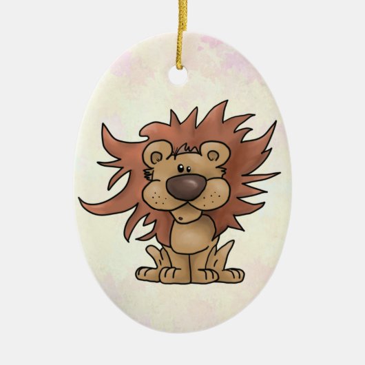 putziger Löwe Keramisch Ornament (Voorkant)