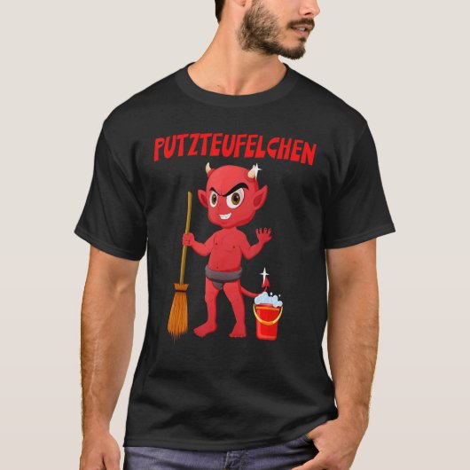 Putzteufelchen reinigingsvermogen Hobby-reinigings T-shirt (Voorkant)