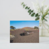 pu'u pua'i cinder cone langs byron ledge trail briefkaart (Staand voorkant)