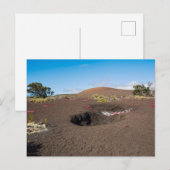 pu'u pua'i cinder cone langs byron ledge trail briefkaart (Voorkant / Achterkant)