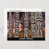 Pu'uhonua o Hōnaunau, Briefkaart van de Tribale Ra (Voorkant / Achterkant)