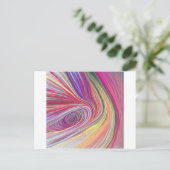 Puur Abstract Briefkaart (Staand voorkant)