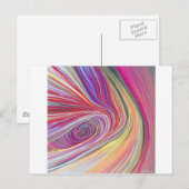 Puur Abstract Briefkaart (Voorkant / Achterkant)