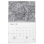 Puur abstract kalender (Feb 2027)