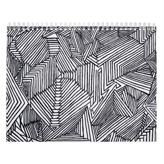 Puur abstract kalender (Hoes)