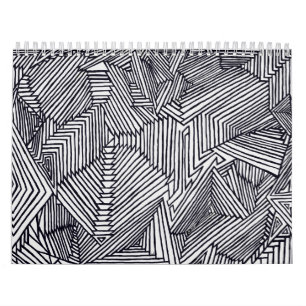 Puur abstract kalender