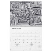 Puur abstract kalender (Feb 2026)