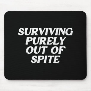 Puur buiten de ruimte overleven muismat