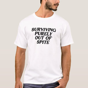 Puur buiten de ruimte overleven t-shirt