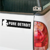 Puur Detroit Bumpersticker (Op Truck)