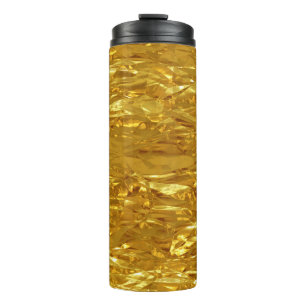 PUUR GOUD FOLIE Patroon + jouw tekst / foto Thermosbeker