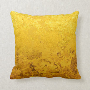 PUUR GOUD patroon / bladgoud Kussen