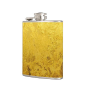PUUR GOUD patroon / goudblad Heupfles (Links)
