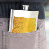 PUUR GOUD patroon / goudblad Heupfles (Voorbeeld)